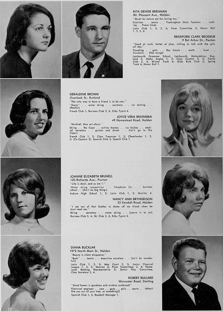 WRHS1965 yearbook page 22