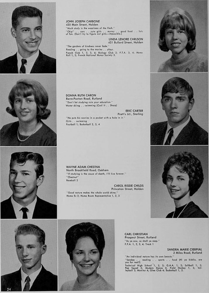 WRHS1965 yearbook page 24