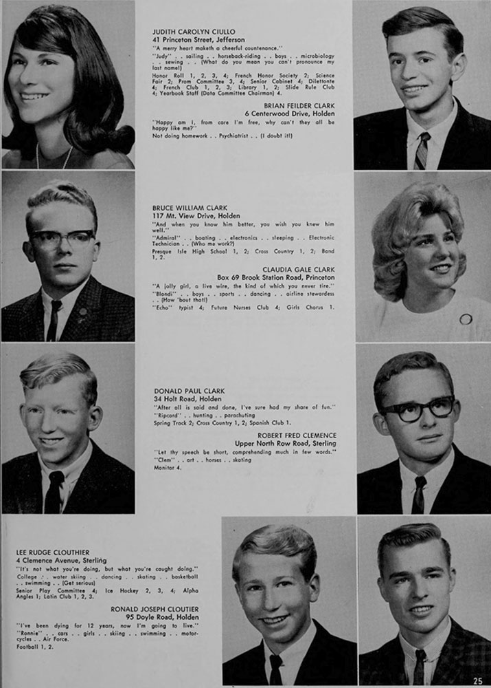 WRHS1965 yearbook page 25