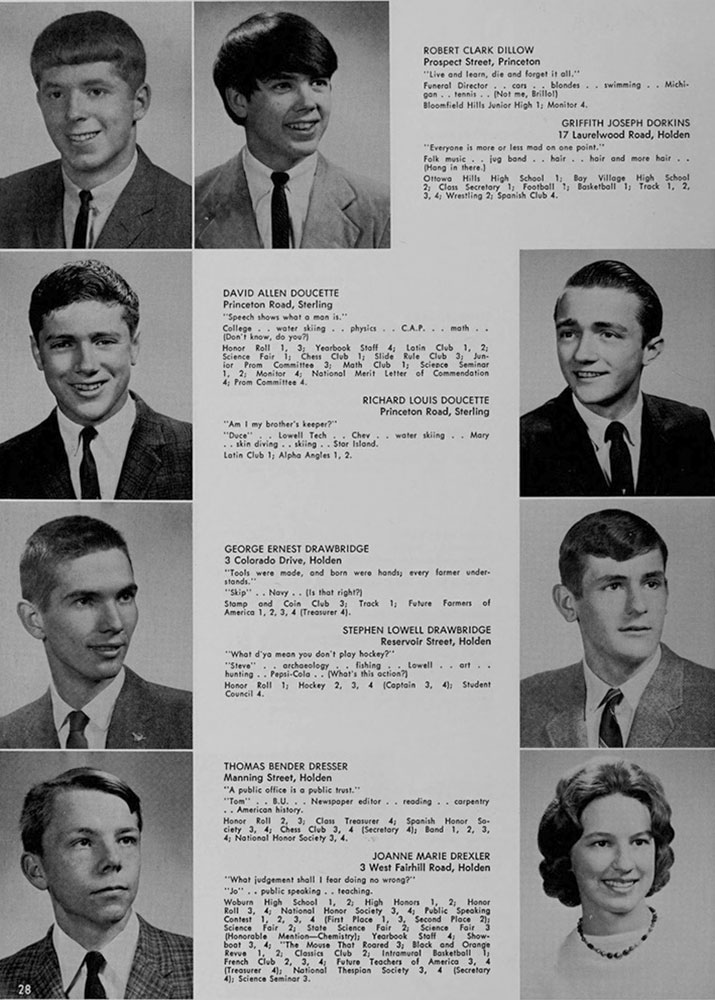 WRHS1965 yearbook page 28
