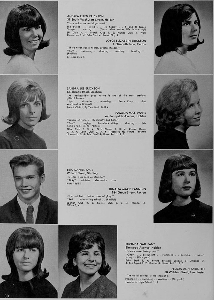 WRHS1965 yearbook page 30