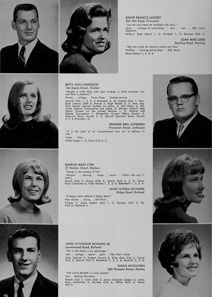 WRHS1965 yearbook page 46