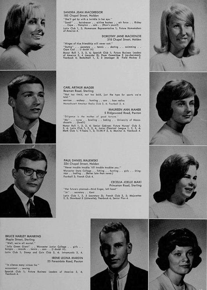 WRHS1965 yearbook page 47