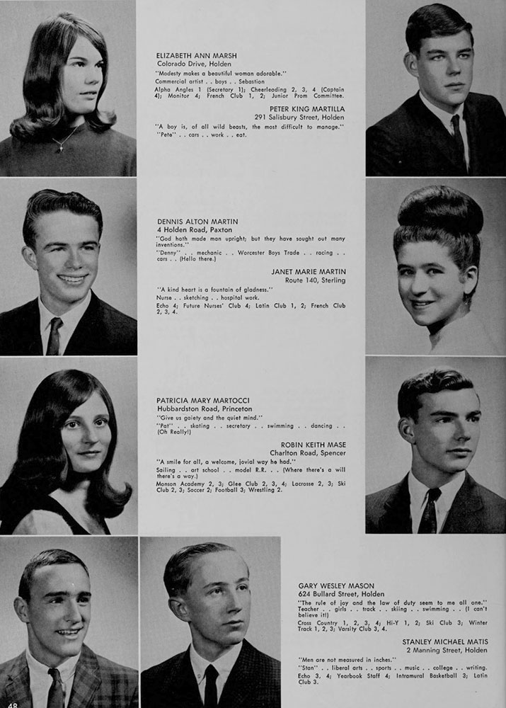 WRHS1965 yearbook page 48