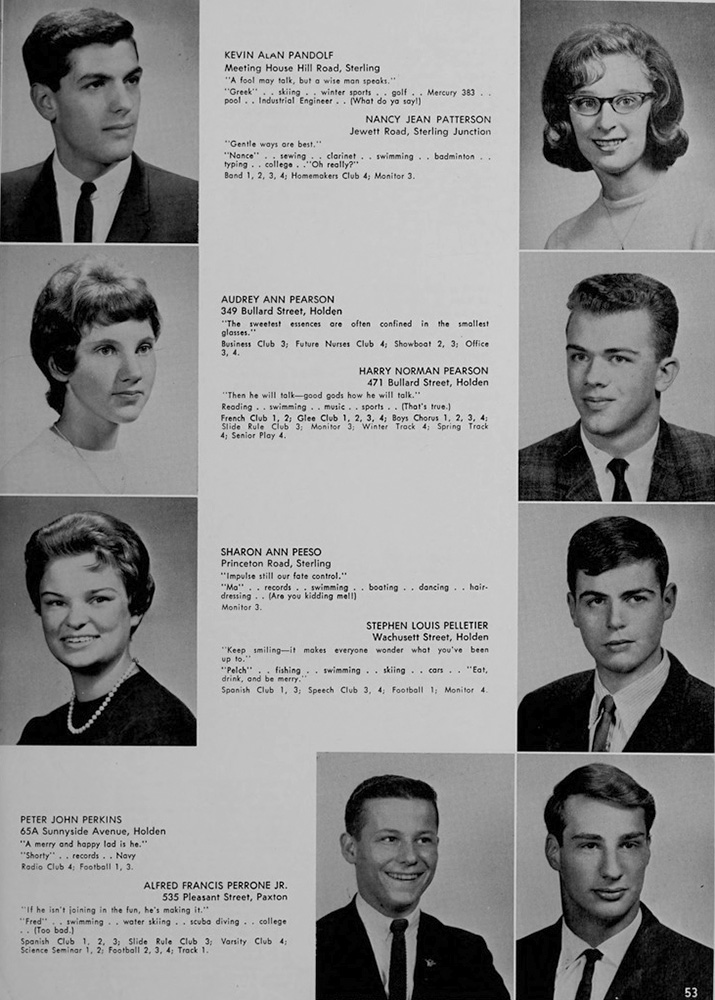 WRHS1965 yearbook page 53