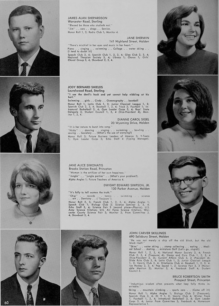 WRHS1965 yearbook page 60