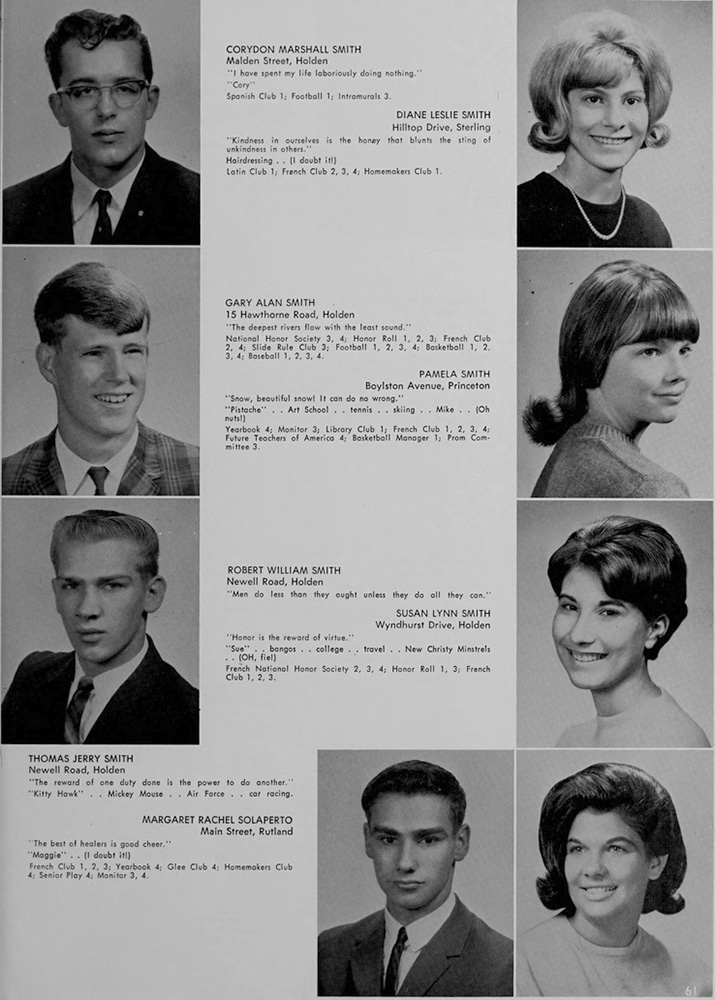 WRHS1965 yearbook page 61