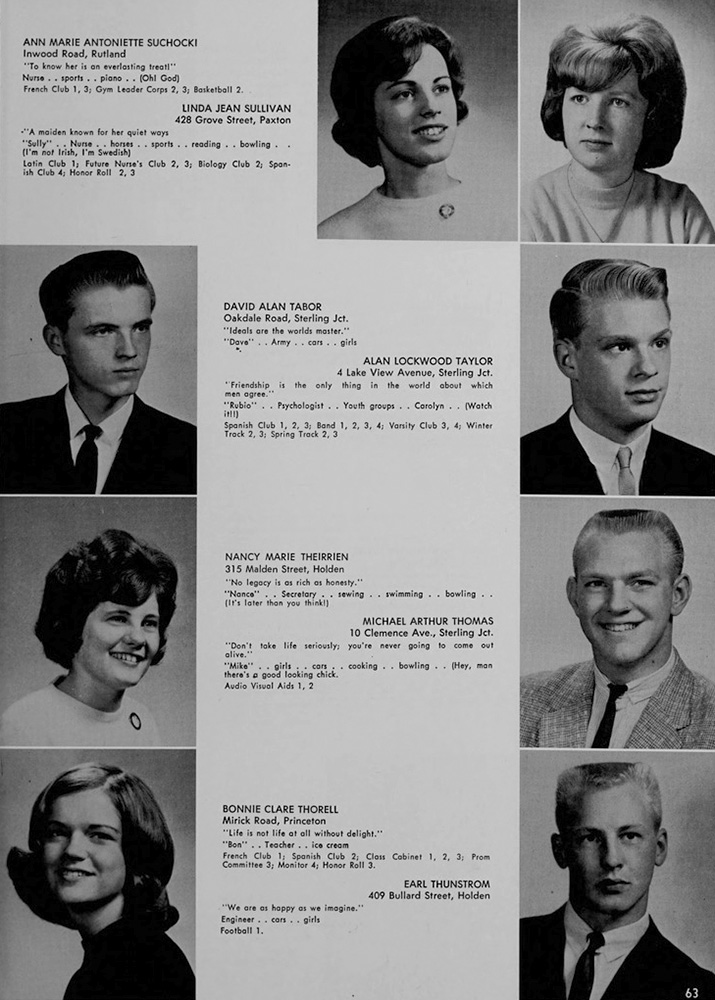 WRHS1965 yearbook page 63