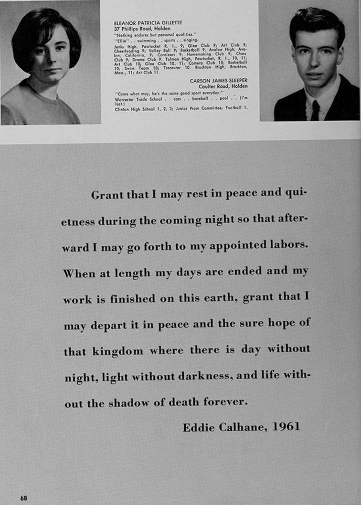 WRHS1965 yearbook page 68
